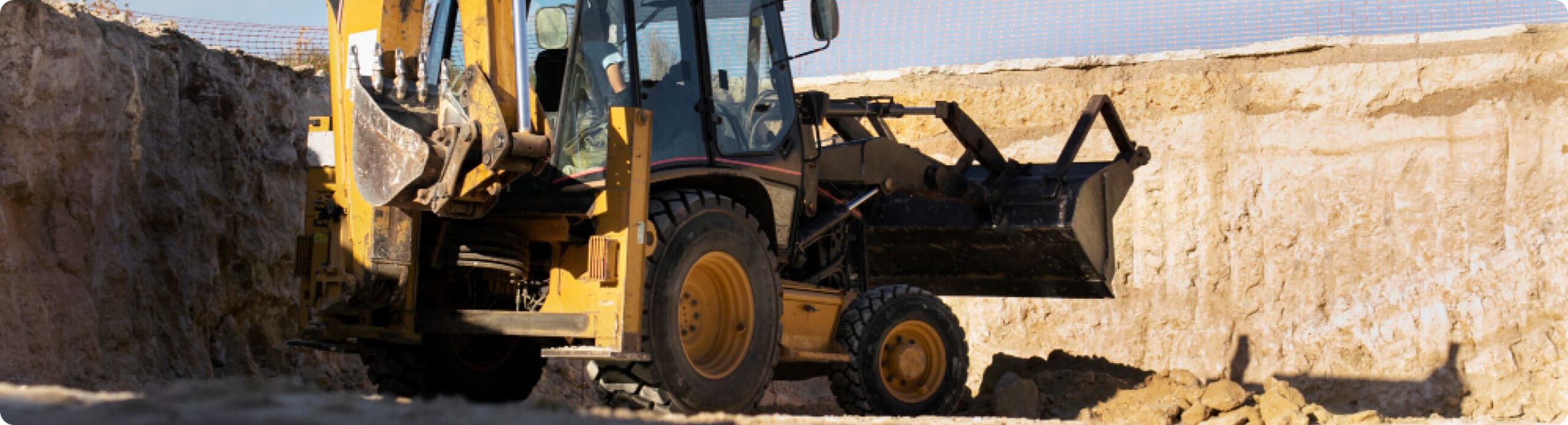 Loader tyre repair